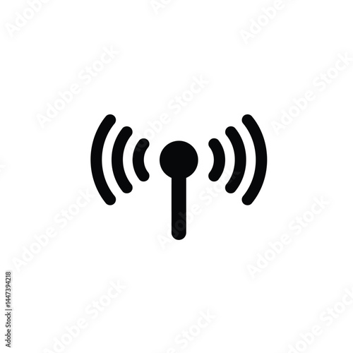 wireless network internet icon vector