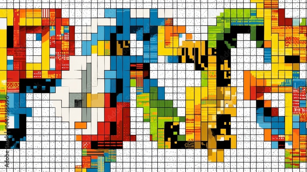 Fototapeta premium Colorful Abstract Pattern