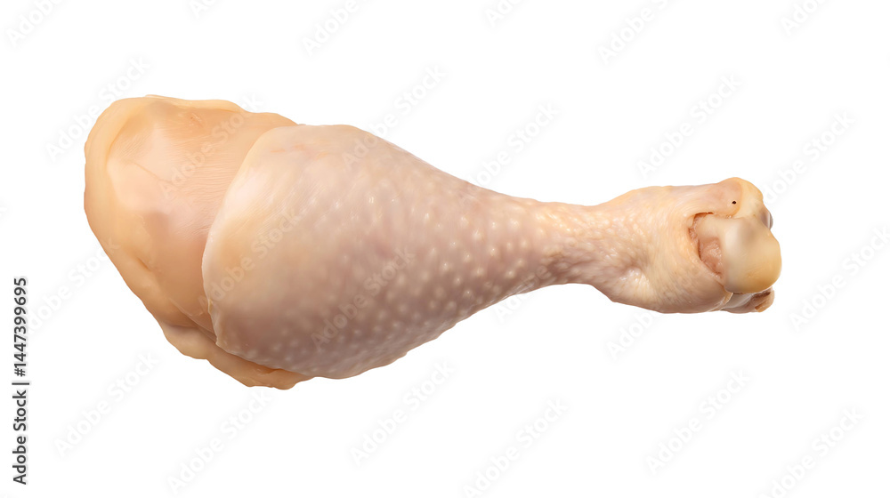Fresh Raw Chicken Drumstick Isolated on Transparent Background Fresh Raw Chicken Drumstick Isolated on Transparent Background