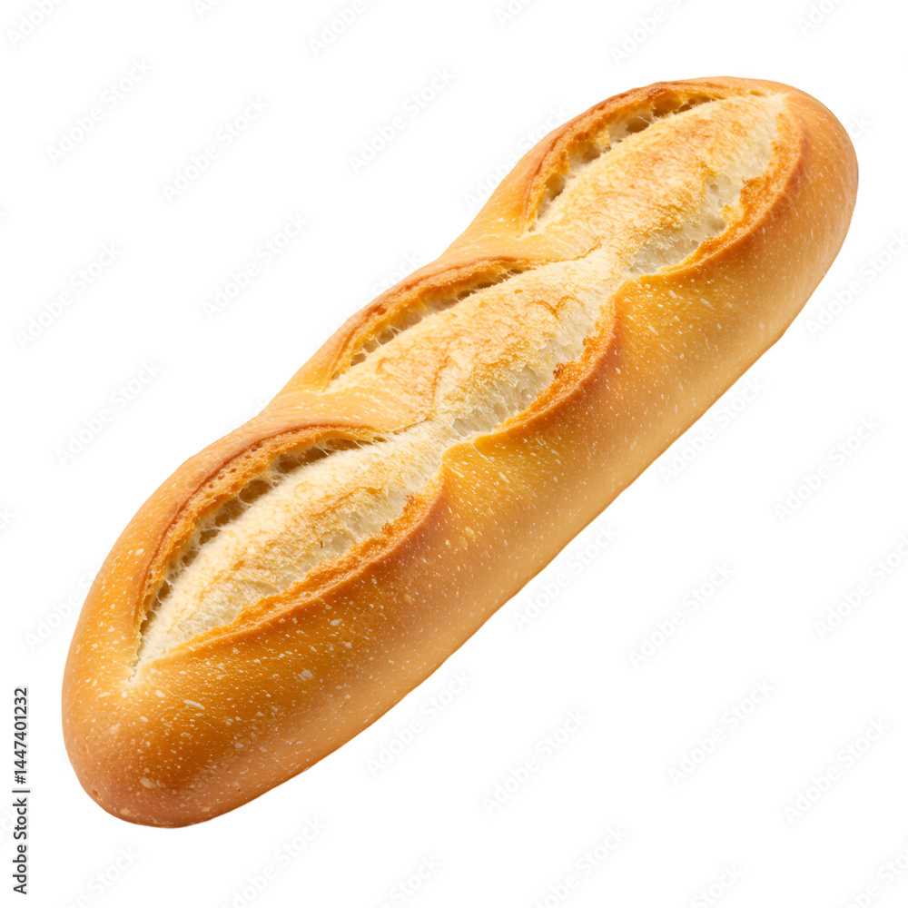 A long, golden-brown baguette, artisanal-style, perfect for sandwiches A long, golden-brown baguette, artisanal-style, perfect for sandwiches