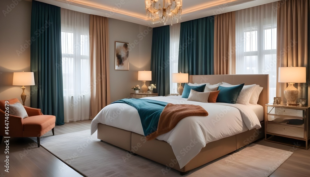 Photo interior modern design room 3d illustration Photo interior modern design room 3d illustration