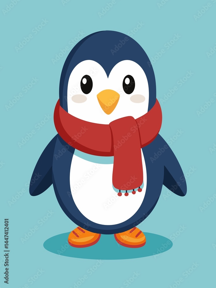 Obraz premium penguin on snow