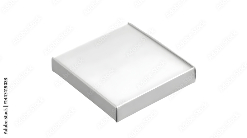 White Square Box Illustration Isolated Background White Square Box Illustration Isolated Background