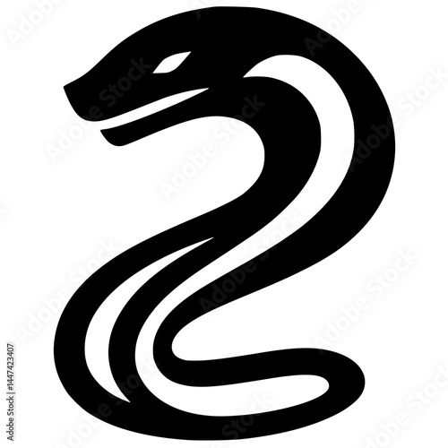Anaconda logo silhouette