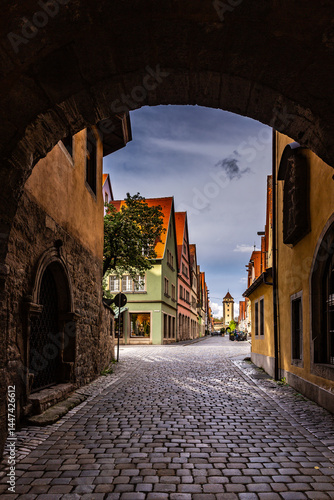 Obraz na płótnie Rothenburg ob der Tauber w salonie