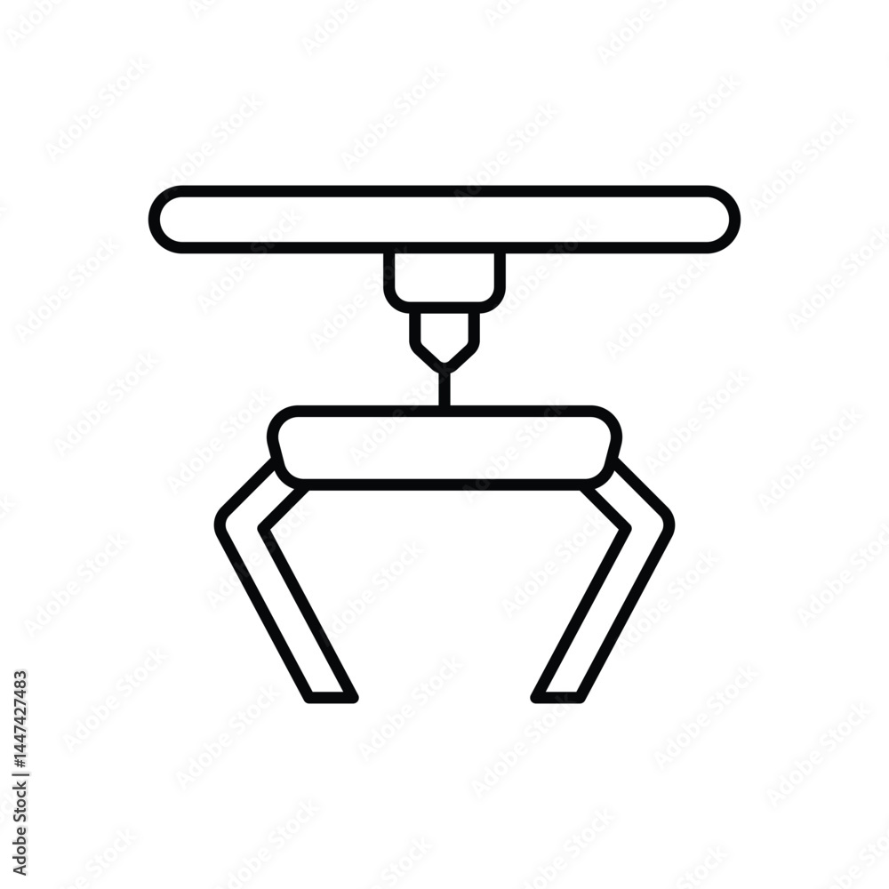 3D Furniture Icon vector stock illustration 3D Furniture Icon vector stock illustration