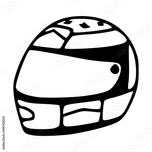 speed and safety helmet artwork