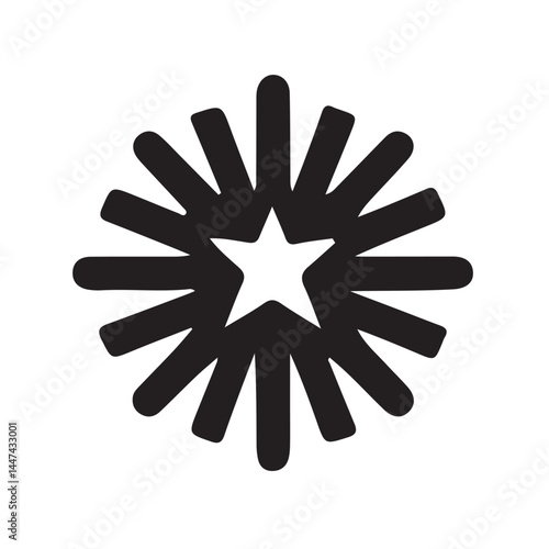 snowflake on a white background