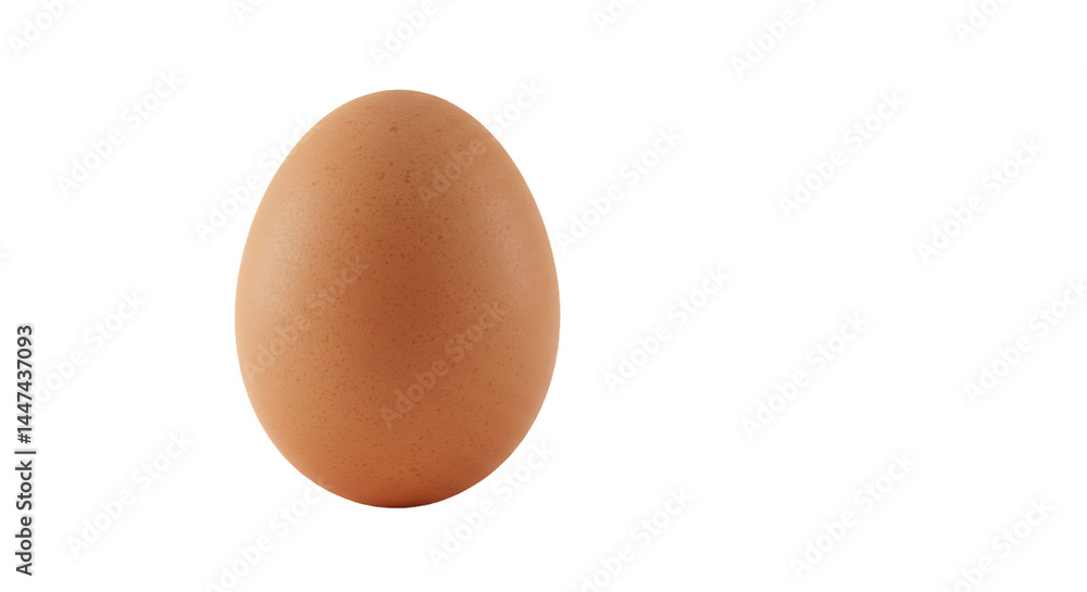 A single brown egg isolated on a black background A single brown egg isolated on a black background