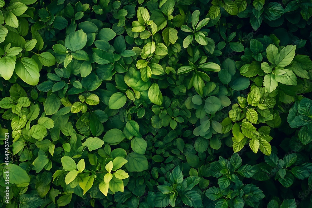 custom made wallpaper toronto digitalLush green foliage, a vibrant tapestry of leaves, teeming with life and nature's gentle embrace, showcasing a rich spectrum of green hues.
