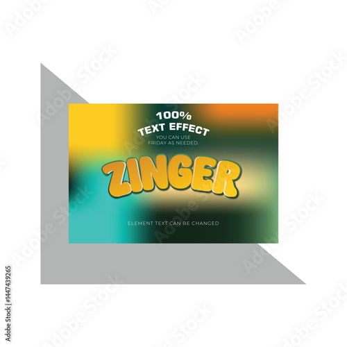 Text effect in eye catching color and text logo with effect,  text can be changed.
