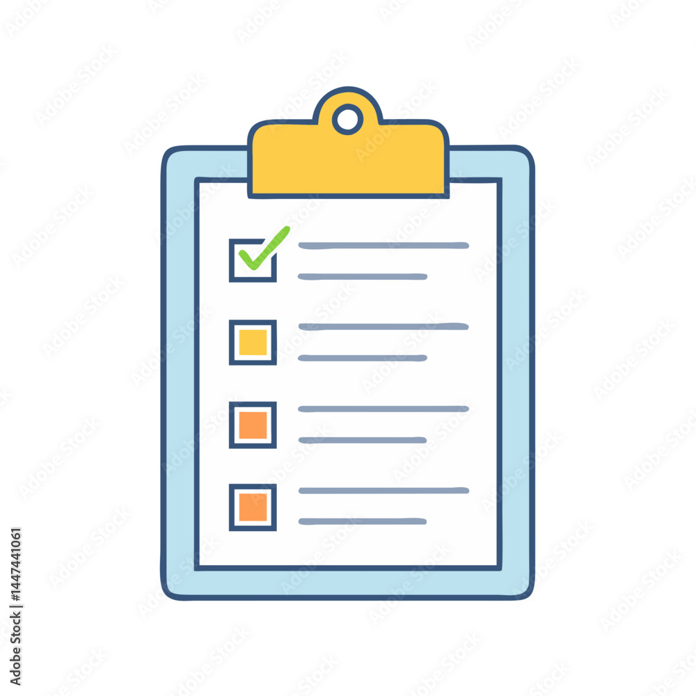 Clipboard checklist task list check mark survey form document business report information data Clipboard checklist task list check mark survey form document business report information data