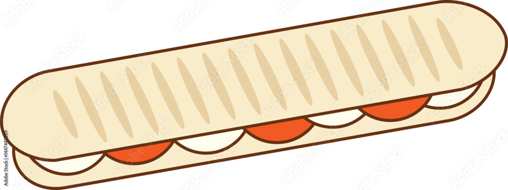 Obraz premium Panini tomate mozzarella