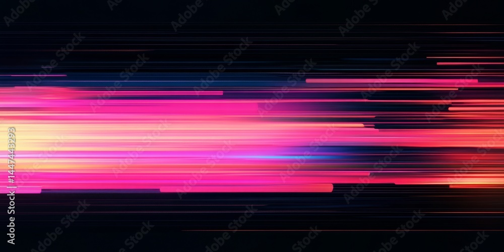 Abstract Colorful Lines Graphic Design