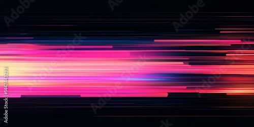 Obraz na płótnie Abstract Colorful Lines Graphic Design w salonie