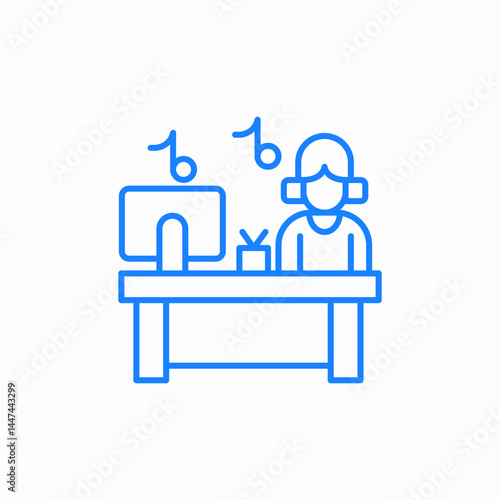 music desk computer.jpg icon sign vector