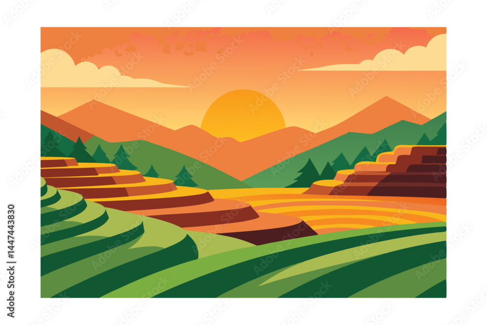 Obraz premium landscape in the mountains