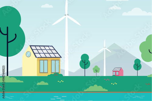 Enviroment Vector Background.eps