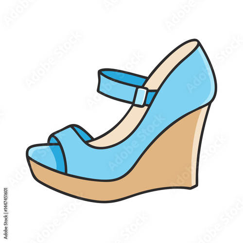 Shop stylish blue wedge heel sandals for women online summer fashion footwear collection sale now