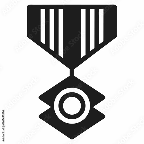 Medal icon on white background. winning award and prize icons, trophy reward, victory trophy signs depicting an award, victory cup achievement.