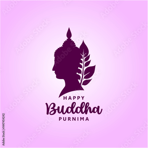 Happy Buddha Purnima Social Media Post Design for Peace and Positivity

