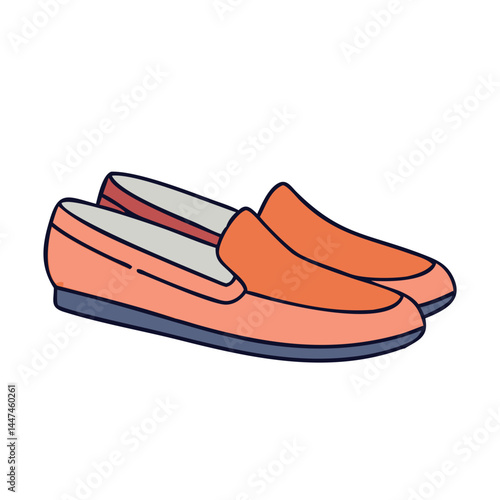 Shop stylish orange leather loafers shoes for men and women online comfortable footwear fashion