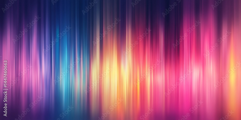 Vibrant Abstract Stripes Graphic Design