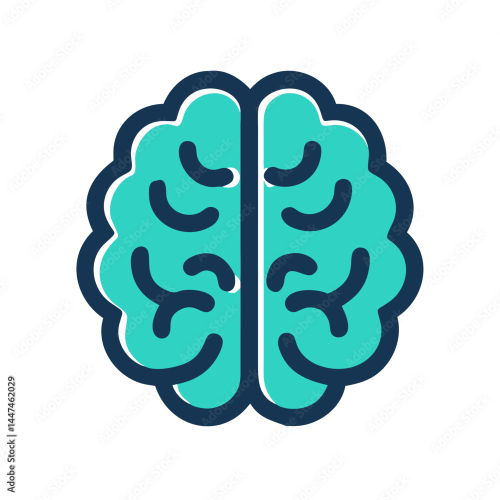 vector illustration of an brain background vector illustration of an brain background
