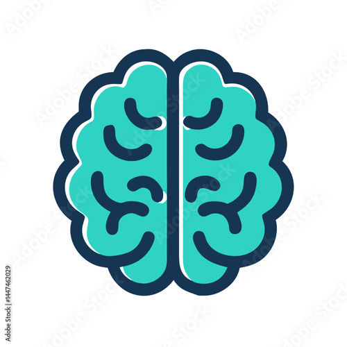 vector illustration of an brain background