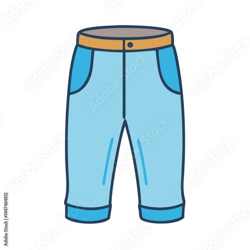 Buy stylish blue capri pants for kids online shop trendy children's apparel fashion sale