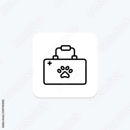 Veterinary Bag, vector, pixel perfect, illustrator file
