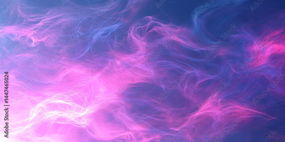 Abstract Pink and Purple Digital Art