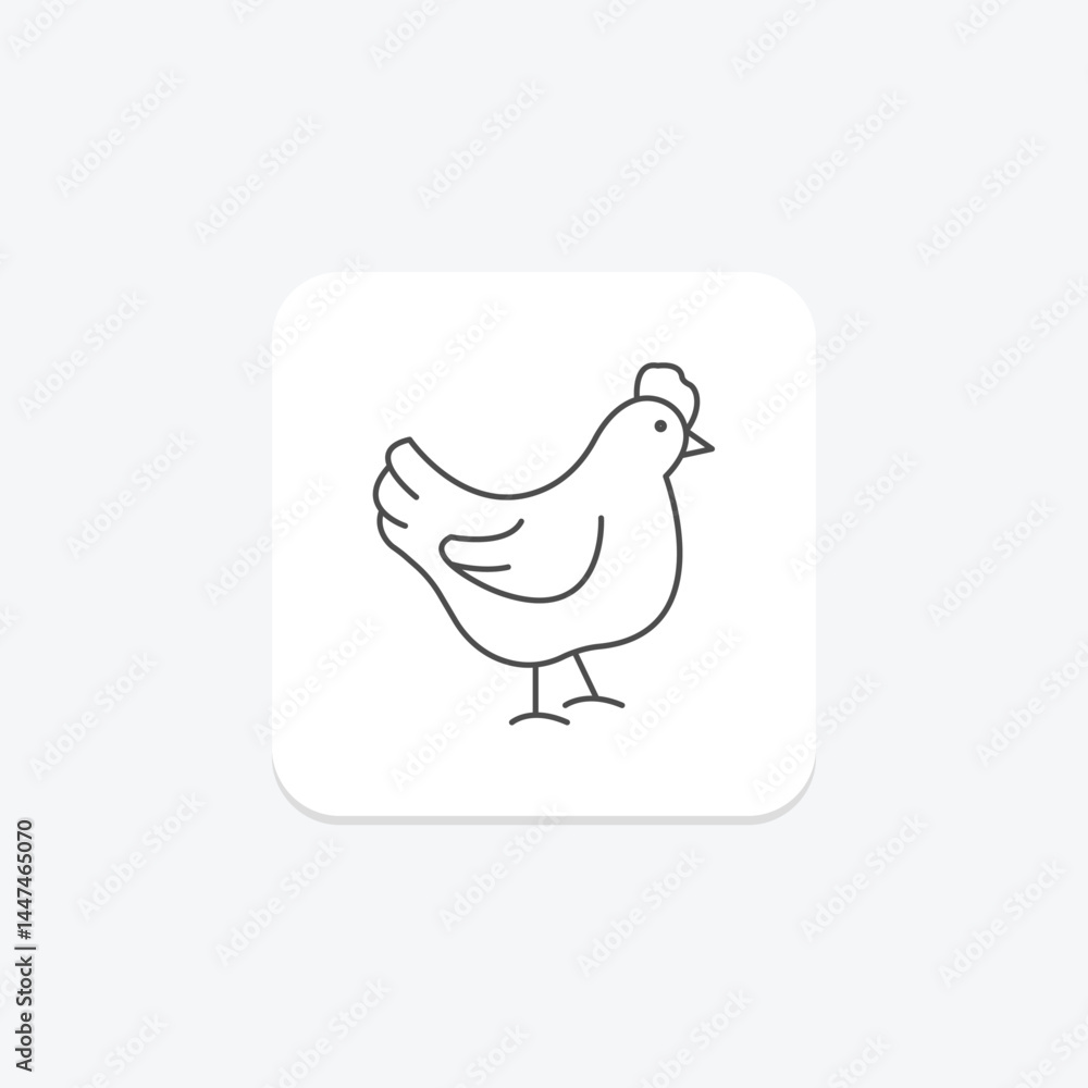 Chicken Pecking, vector, pixel perfect, illustrator file Chicken Pecking, vector, pixel perfect, illustrator file