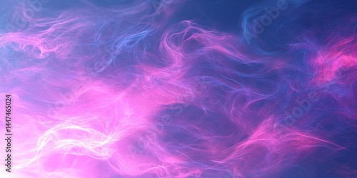 Obraz na płótnie Abstract Pink and Purple Digital Art w salonie