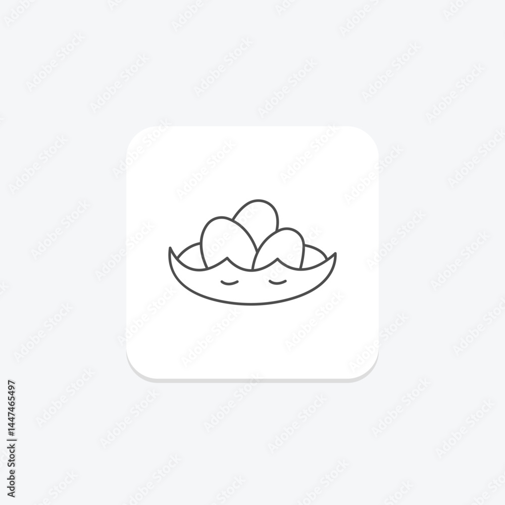 Duck Eggs Nest, vector, pixel perfect, illustrator file Duck Eggs Nest, vector, pixel perfect, illustrator file