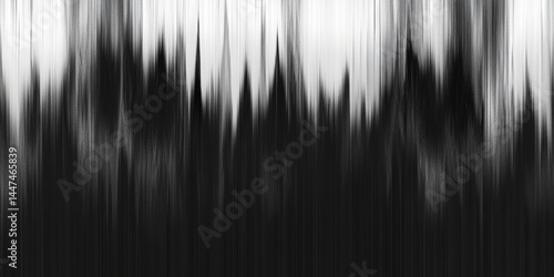 Obraz na płótnie Abstract Black and White Vertical Lines Art w salonie
