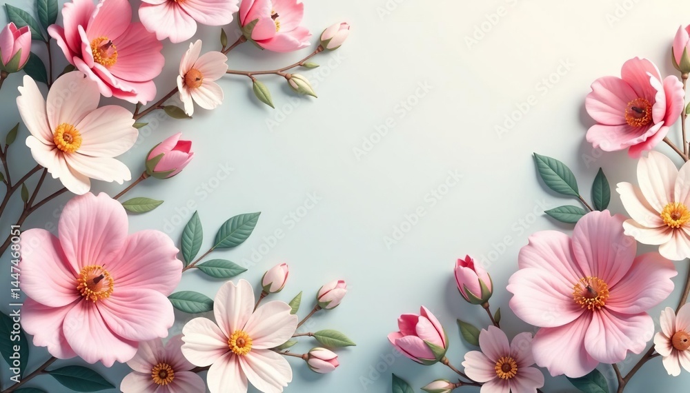 Subtle pastel floral tapestry, delicate blooms, delicate, meadow, ethereal Subtle pastel floral tapestry, delicate blooms, delicate, meadow, ethereal