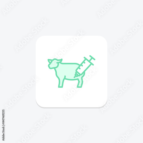 Livestock Vaccination, vector, pixel perfect, illustrator file