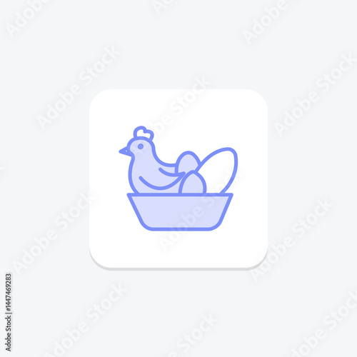 Chicken Nest Box, vector, pixel perfect, illustrator file