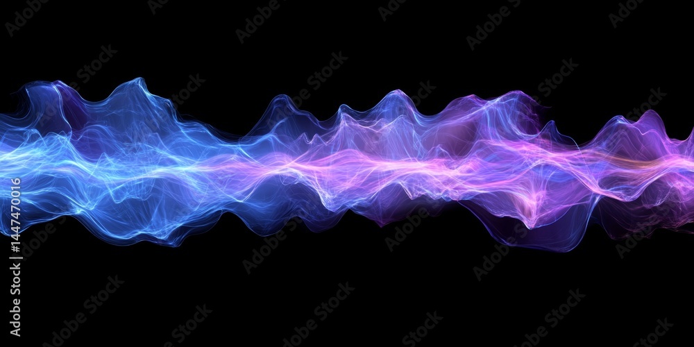 Abstract Wave Design in Vibrant Colors
