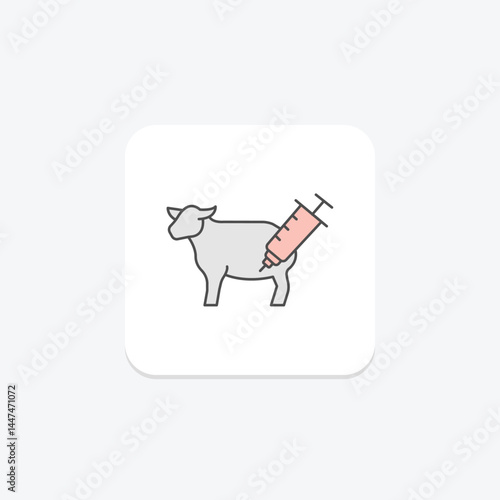 Livestock Vaccination, vector, pixel perfect, illustrator file