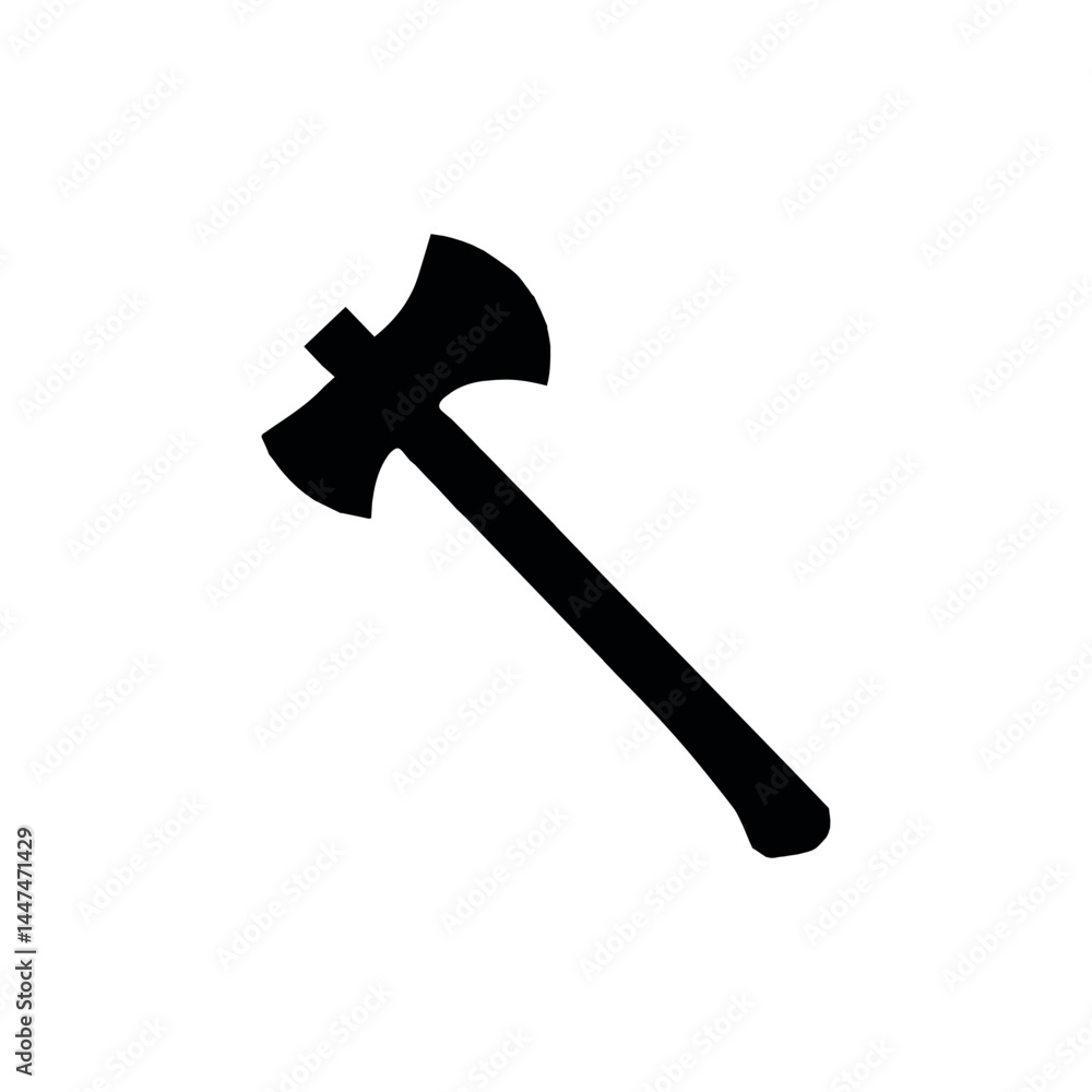 axe silhouette vector illustration axe silhouette vector illustration