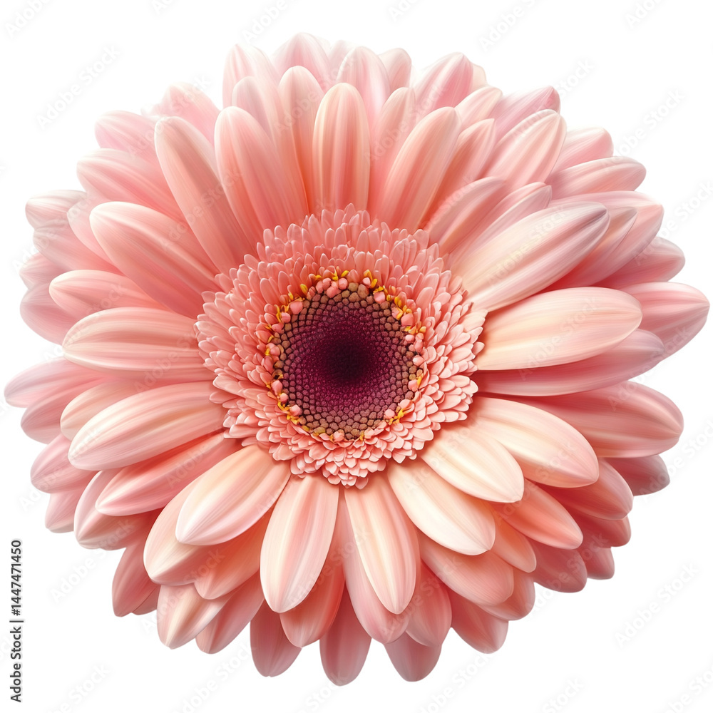 pink gerber daisy isolated on white isolated on transparent background pink gerber daisy isolated on white isolated on transparent background