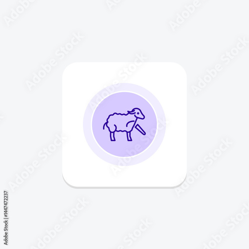 Sheep Shearing, vector, pixel perfect, illustrator file