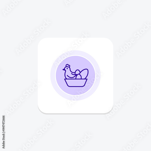 Chicken Nest Box, vector, pixel perfect, illustrator file
