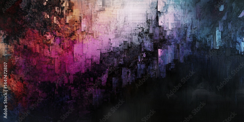 Abstract Urban Cityscape - Digital Art