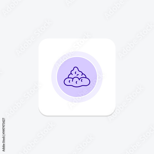 Fresh Cow Dung, vector, pixel perfect, illustrator file