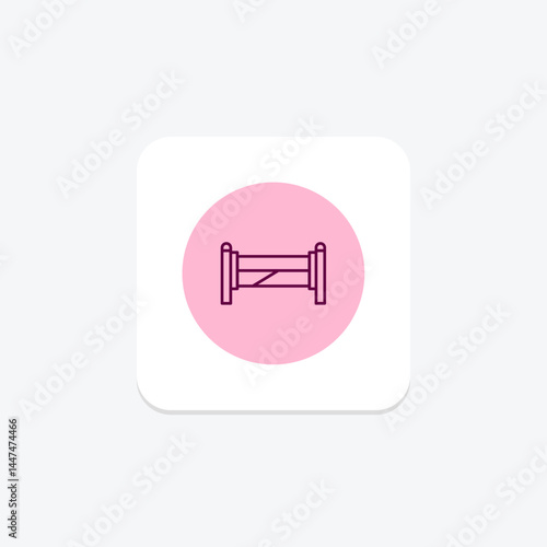 Pigpen Gate, vector, pixel perfect, illustrator file