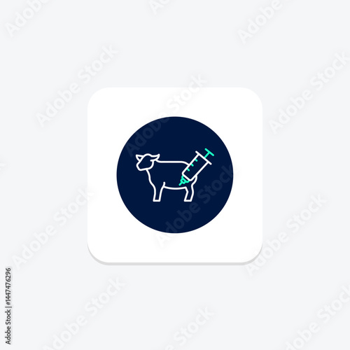Livestock Vaccination, vector, pixel perfect, illustrator file