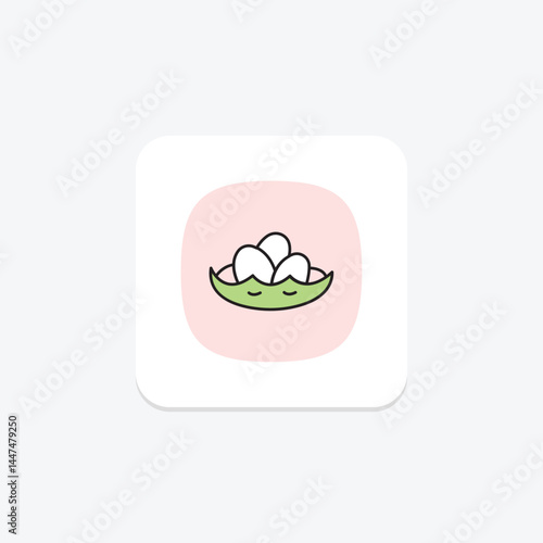 Duck Eggs Nest, vector, pixel perfect, illustrator file